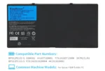 Batería para Notebook BP3S2P2100-S para Getac F110 4418636D0001 25 Wh 11,4 V - Imagen 5